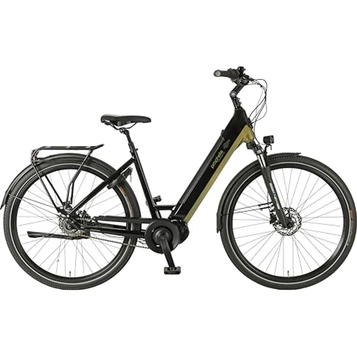 PROPHETE GENIESSER 6.0 Damen City E-Bike 28", AEG Mittelmotor 100 Nm, 780 Wh Akku bis 220 km, Shimano 7-Gang Nabenschaltung, hydraulische Bremsen, schwarz