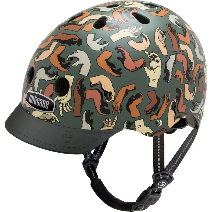 Nutcase Fahrradhelm Street, Handy Medley, Multisport-Helm mit ABS-Außenschale und Fidlock Magnetverschluss, Größe S