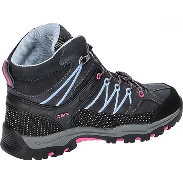 CMP RIGEL MID TREKKING SHOES WP, wasserdichte Wanderschuhe für Kinder aus Veloursleder, Schnellverschluss – Bild 7