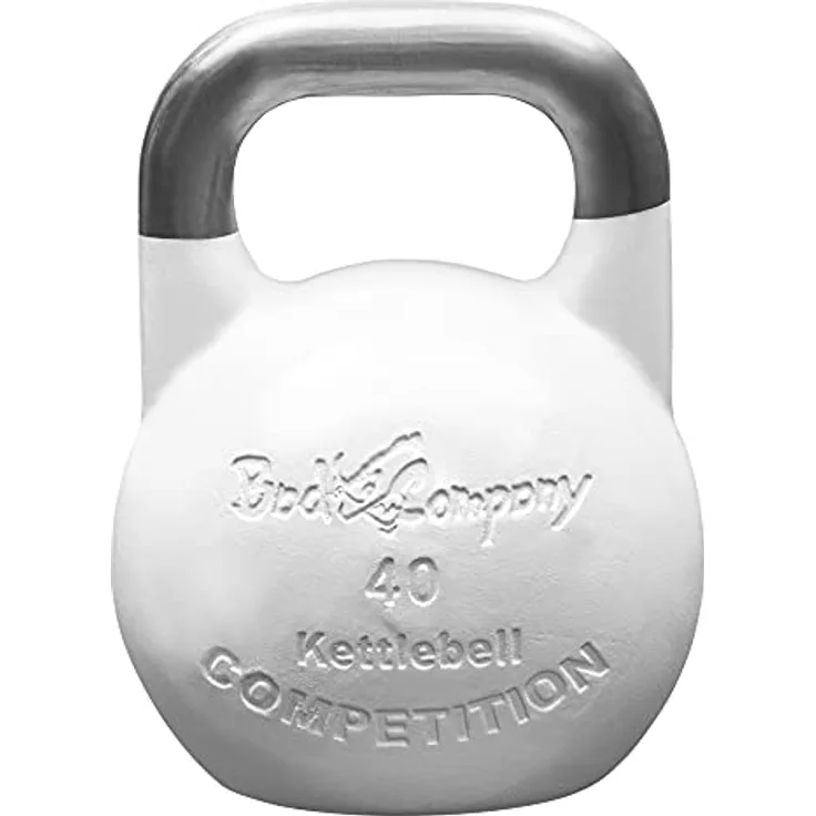 Bad Company Competition Kettlebell I Kugelhantel aus Stahl I Schwunghantel Workout in verschiedenen Gewichtsstufen I 40 kg