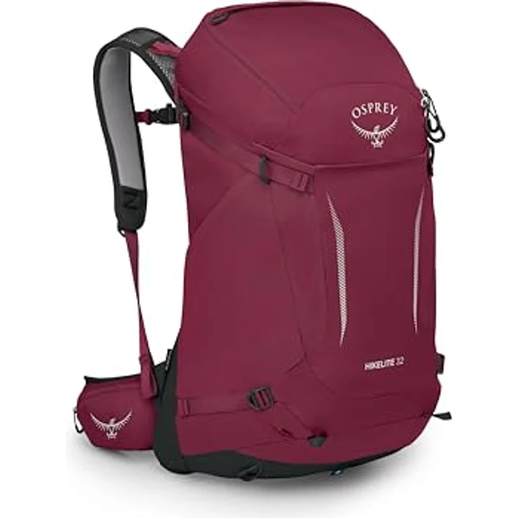 Osprey Hikelite Zip 32 Wanderrucksack S-M, 55 cm, 100% Nylon, rot – Bild 1