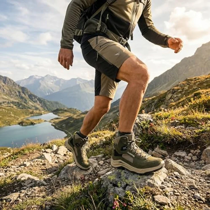Lowa Ventierra GTX® mid, Halbschuh für Wanderungen, wasserdicht, oliv/bernstein, Größe 44 – Bild 3