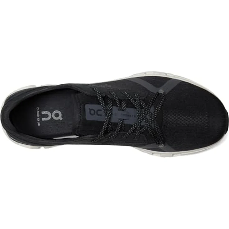 ON Running Cloud X 4 AD, Herren Laufschuhe mit Cloud Tec® Dämpfung, atmungsaktivem Mesh, Farbe Black-Asphalt, EU 43 US 9.5 – Bild 3
