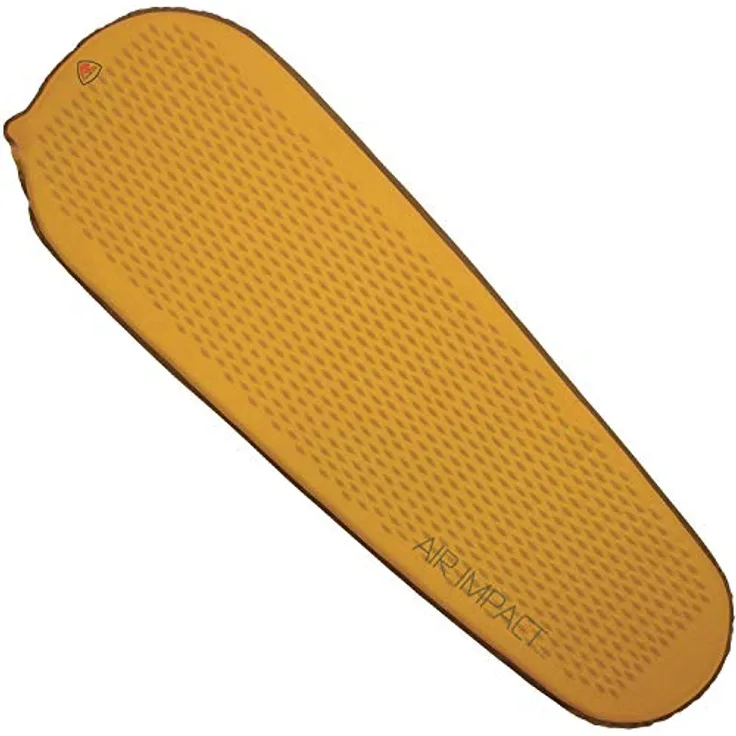 Robens Air Impact Matte, Isomatte für Unisex Erwachsene, 3,8 cm, braun, 910 g, PFC-frei, Polyester 390T 20D TPU beschichtet