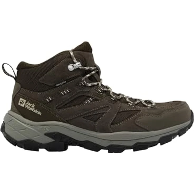 Jack Wolfskin Vojo Tour Texapore Mid, Wanderschuhe für Herren, wasserdicht, schwarz, Größe 46, mit griffiger Sohle und dämpfender Zwischensohle – Bild 2