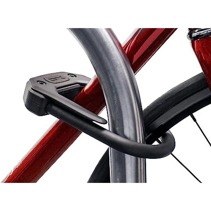 HipLok DX, Veloschloss (42 cm) mit 14 mm gehärtetem Edelstahlbügel, Sold Secure Gold-Zertifizierung, Clip + Ride System, inkl. 3 codierten Schlüsseln – Bild 2