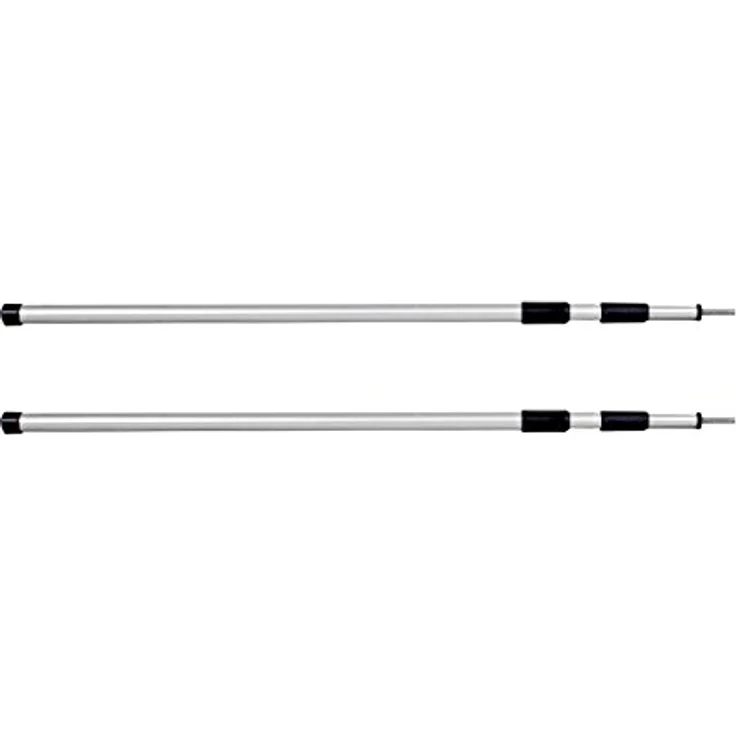 Coghlan Relags Aufstellstangen, Alu, Teleskop, 100-240 cm Tarpstange, 100-240cm, mit Klemmverschlüssen, leicht und praktisch – Bild 1