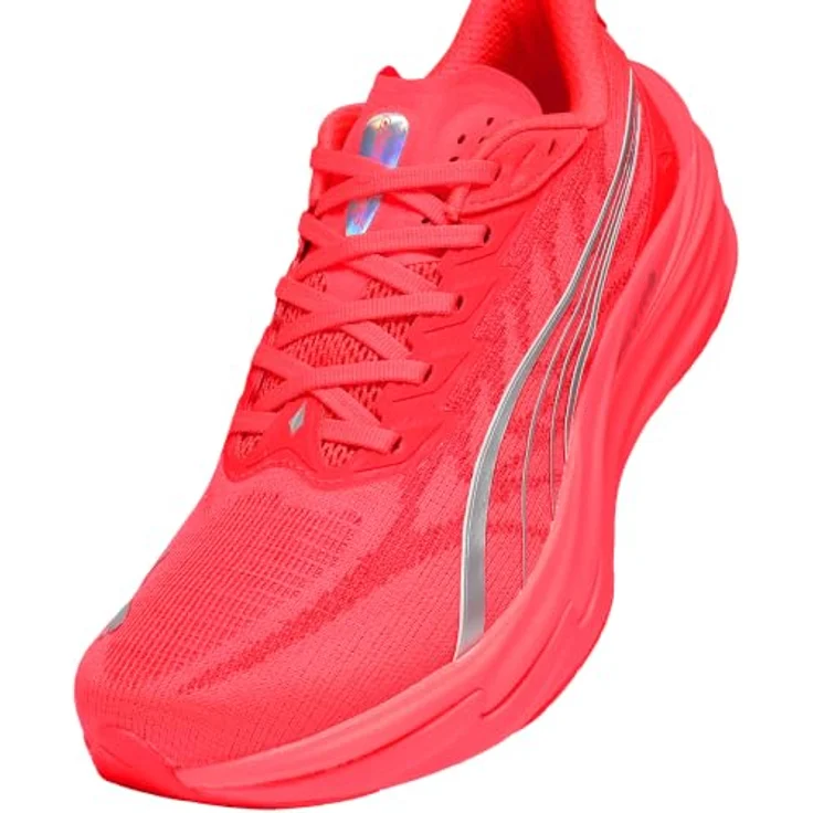 PUMA Deviate Nitro 4, Unisex Laufschuhe mit NITROFOAM Dämpfung, farbe Ultra Red-PUMA Silver, Gewicht 250 g – Bild 8
