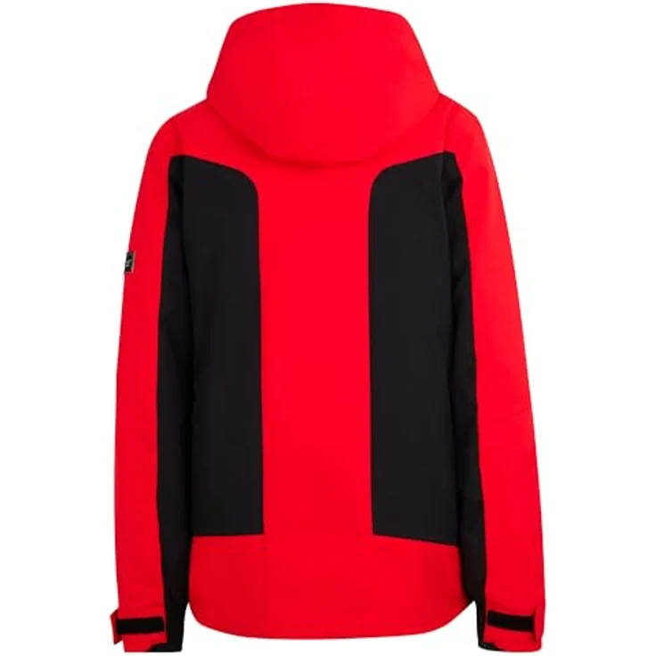 Ziener Damen Skijacke Tarla-z Jacket Lady, wind- und wasserdicht, rot, Größe 36, Aquashield®-Membran, atmungsaktiv, mit Schneefang und verstellbarer Kapuze – Bild 2