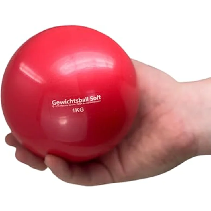 ATC Handels GmbH Gewichtsball Soft einzeln in verschiedenen Gewichten mit Sand gefüllt für Yoga, Pilates, Reha und Fitness - Toningball, Heavy Ball, 0,5 kg – Bild 1