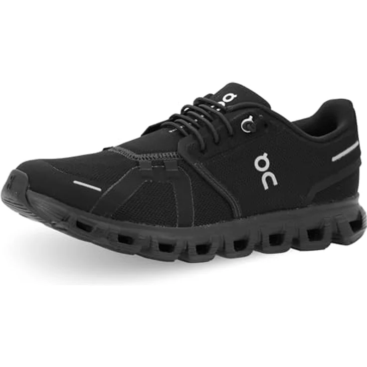 On Running Cloud 6, Herren Laufschuhe mit CloudTec®-Dämpfung und Schnell-Schnürsystem, Schwarz, Größe 46 – Bild 1