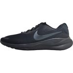 Nike Revolution 7 Herren Laufschuhe mit weicher Dämpfung, schwarz