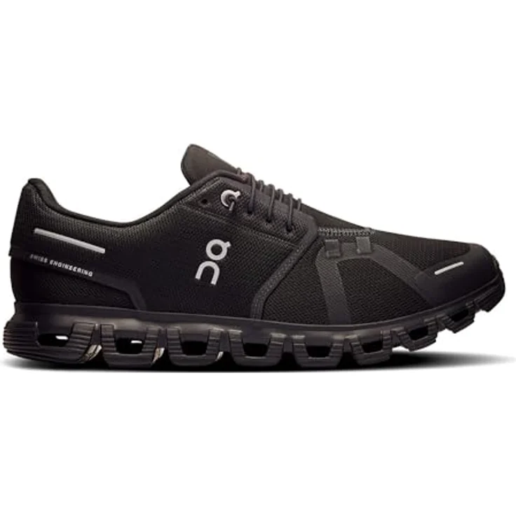 ON Cloud 6, Laufschuhe mit CloudTec®-Dämpfung und atmungsaktivem Obermaterial, schwarz 44.5 – Bild 5