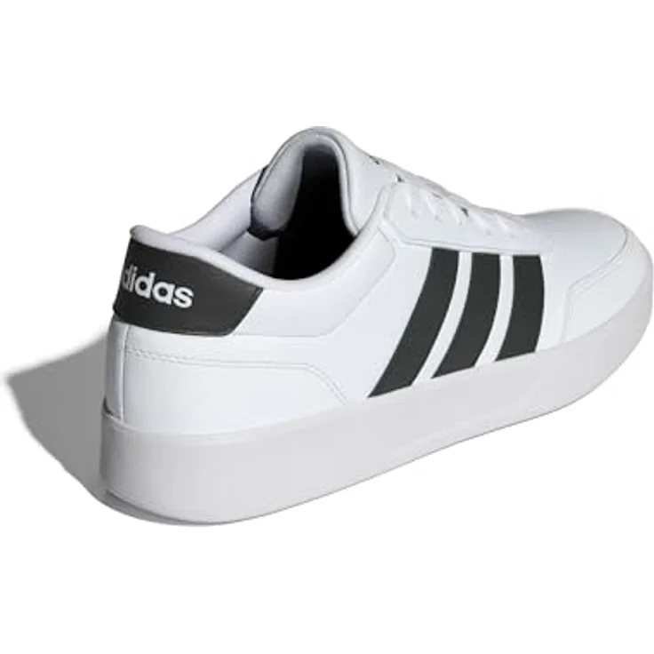 adidas Breaknet 3.0, Laufschuhe mit Synthetik-Obermaterial und EVA-Einlegesohle, Cloud White/Core Black, EU 37 1/3 – Bild 6