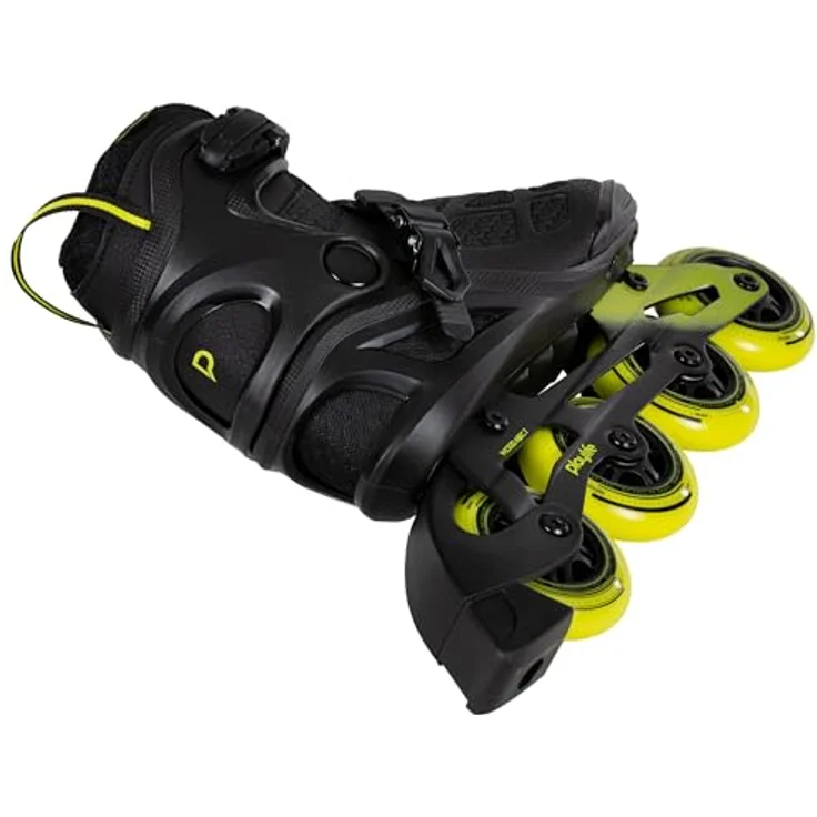 Playlife Lancer 84 Skates Herren, urbane Rollschuhe mit 84-mm-Rädern, dunkelschwarz, für Anfänger und Fortgeschrittene – Bild 3