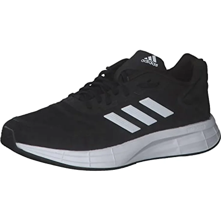 adidas Duramo 10, Herren Laufschuhe mit atmungsaktivem Obermaterial und Lightmotion-Zwischensohle, Schwarz, Größe 44 2/3 – Bild 1