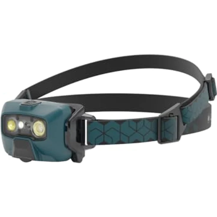 Ledlenser HF6R Core, wiederaufladbare Stirnlampe in Teal Green, 800 Lumen, IP68 wasserdicht, mit Rotlicht und Digital Advanced Focus System – Bild 1