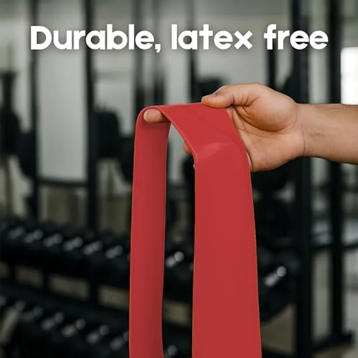 THERABAND Latexfreies Widerstandsband, 22.9 m, Blau, Extra Schwer für Pilates, Heimfitness, Rehabilitation und professionelle Physiotherapie – Bild 4