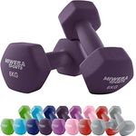 Miweba Sports Neopren Hantelset NKH100 | 𝐏𝐫𝐨𝐟𝐢 Hantel - Hexagon Hanteln Set - Kurzhanteln - Kurzhantel Set - Gymnastikhanteln - Hantel Set - Dumbbell - 0,5-10 Kg (2X 1.0 kg, Lila) - Preisvergleich