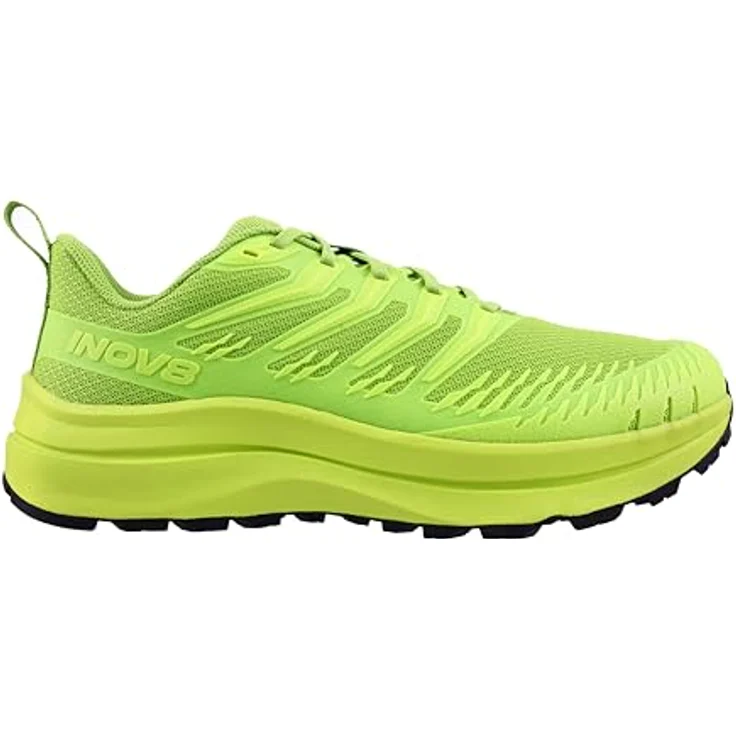 Inov-8 TrailFly Max V2, Laufschuh mit maximaler Dämpfung, atmungsaktiv und leicht, vegan, grün – Bild 2