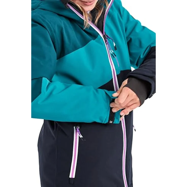 Killtec KSW 166 GRLS SKI JCKT 00526, Skijacke für Mädchen, atmungsaktiv, wasser- und winddicht, dunkel türkis, Größe 128 – Bild 5