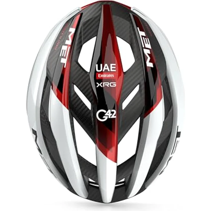 MET Trenta 3K Carbon MIPS, Rennradhelm mit optimaler Belüftung und aerodynamischem Design, Weiß M – Bild 2
