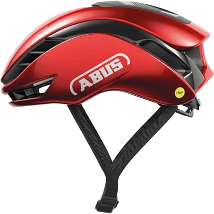 Abus GameChanger 2.0, Velohelm mit aerodynamischer Form, 54 - 58 cm, Weiß und Schwarz – Bild 1