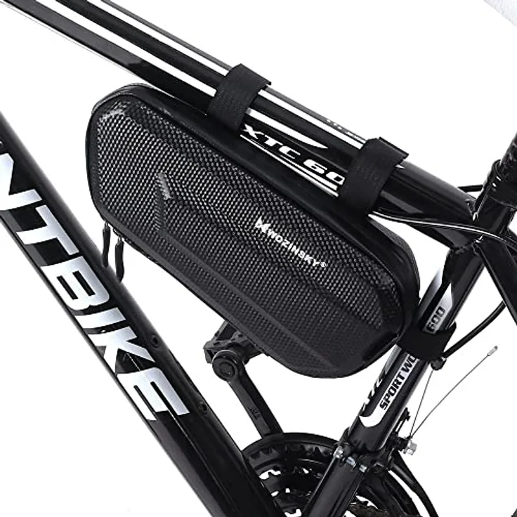 Wozinsky Fahrrad Rahmentasche 1.5L, wasserdicht, schwarz (WBB10BK)