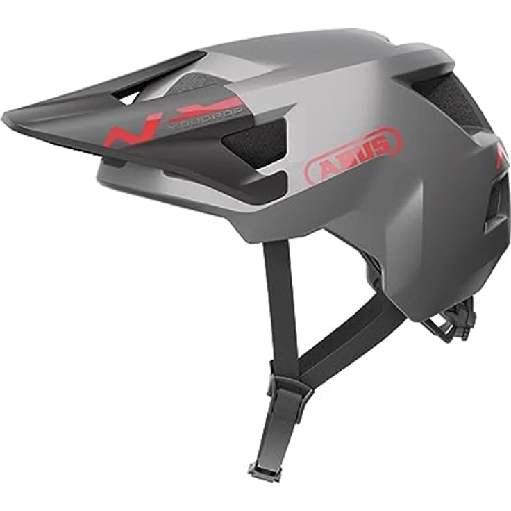 Abus YouDrop, Velohelm für Kinder und Jugendliche, anpassbar von 48 bis 55 cm, mit Break-Away-Schutzschirm und innovativer Belüftung – Bild 1