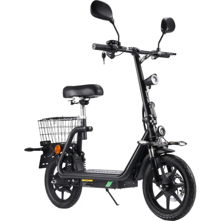 ENEWAY City Floh-S E-Scooter, Elektroroller 20 km/h, mit Straßenzulassung und Blinkervorbereitung, kompakte Bauweise