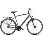 Adler Verona Nexus Herrenfahrrad 28 Zoll 7-Gang Citybike khakigrey Black orange matt 61 cm Rahmengröße