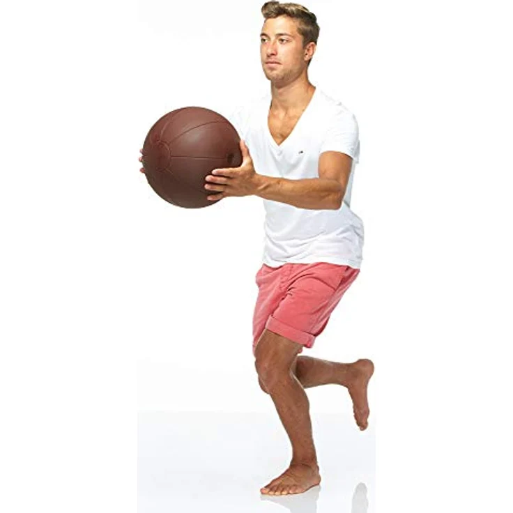 TOGU Medizinball Fitnessball Gewichtsball Rehaball aus Ruton 34 cm, 4 kg, GRÜN – Bild 2