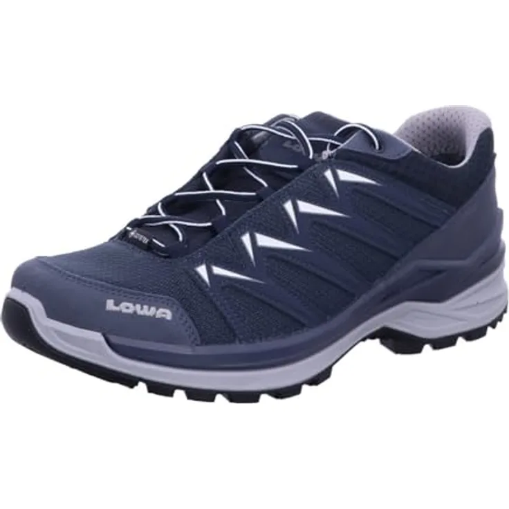 LOWA Innox Pro GTX Low, Multifunktions-Wanderschuhe für Herren, atmungsaktiv und wasserdicht, Stahlblau, Größe 43.5