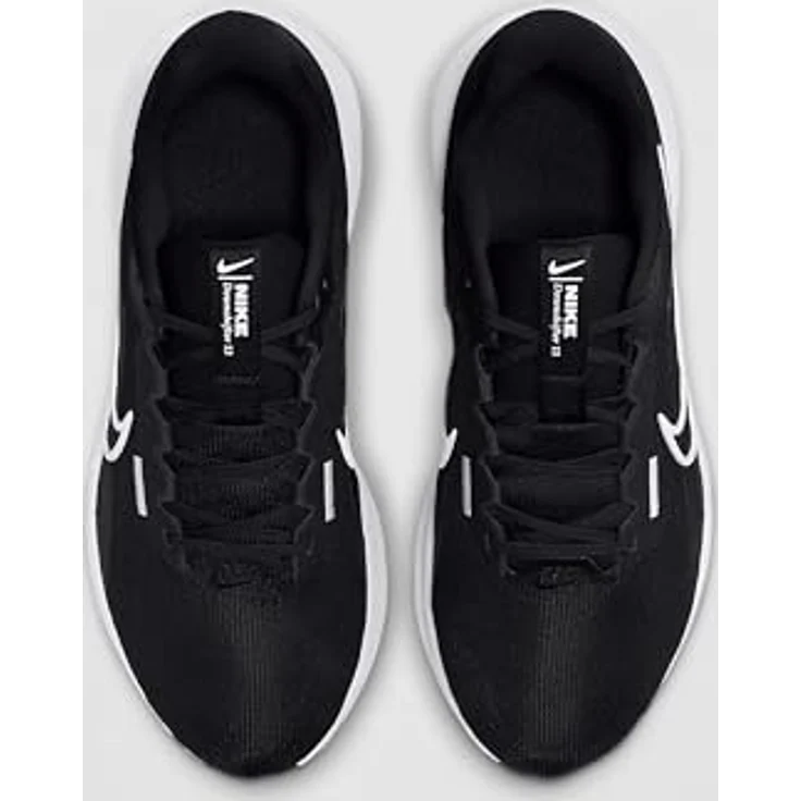 Nike Downshifter Herren Laufschuhe FD6454/001, Atmungsaktives Mesh, Rundespitze, Schwarz-Grau, Größe 42 – Bild 4