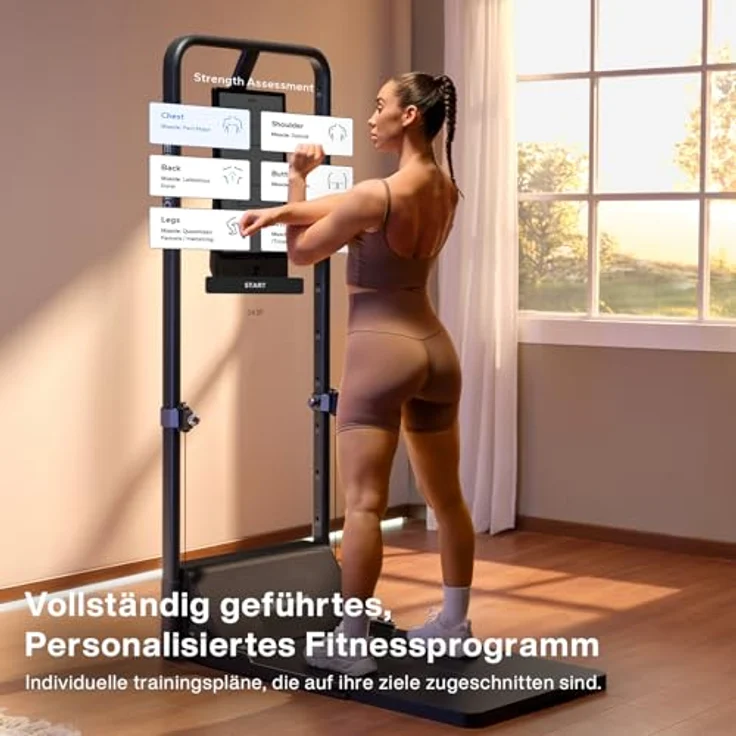 Speediance Gym Monster 2 Smart Home Gym, Multifunktionale Smith Maschine mit AI-Powered Training, 2.1-Kanal Soundsystem, kompakte Bauweise, All-in-One Workout (GM2 Basic) – Bild 3