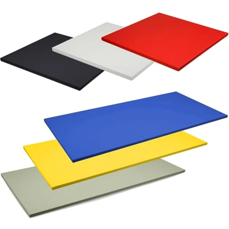 Sport-Thieme Judomatte, Kampfsportmatte für Wettkampf u. Training, 100x100 cm oder 200x100 cm, verschiedene Farben, 4 cm dick, optimale Dämpfung und sicherer Stand mit Vinyl-Reisstroh-Prägung