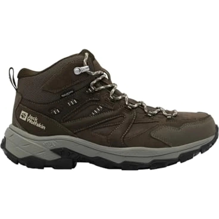 Jack Wolfskin Vojo Tour LT Texapore Mid M, Herren Wanderschuhe mit wasserdichtem Wildleder-Obermaterial, Braun – Bild 2