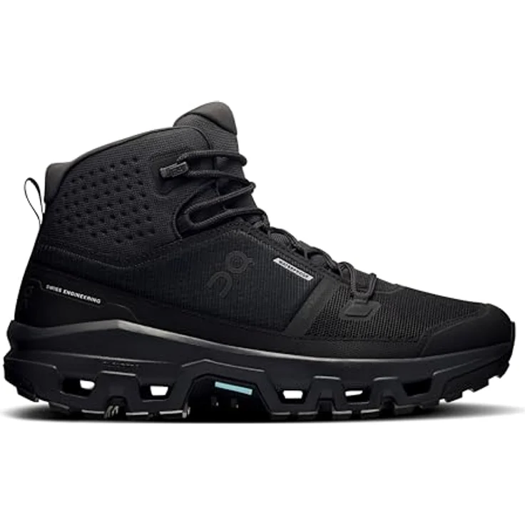 ON Herren-Wandersneaker, Wasserfeste Laufschuhe mit mittelhohem Schaft und optimaler Dämpfung, Grau – Bild 5