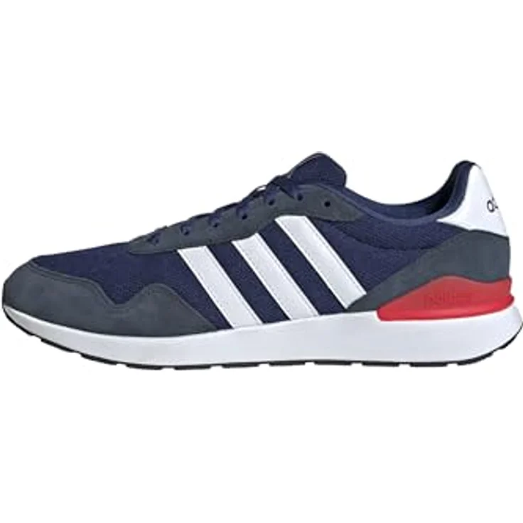 Adidas RUN 60S Laufschuhe im Retro-Stil, Textil und Wildleder, Schnürverschluss, Standard-Passform, Dämpfung für ganztägigen Komfort – Bild 1