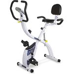 Tecnovita by BH X-TRI2 YF910 klappbarer Heimtrainer, Fitnessbike, 3 Aufstellmöglichkeiten, 10 kg Schwungmasse