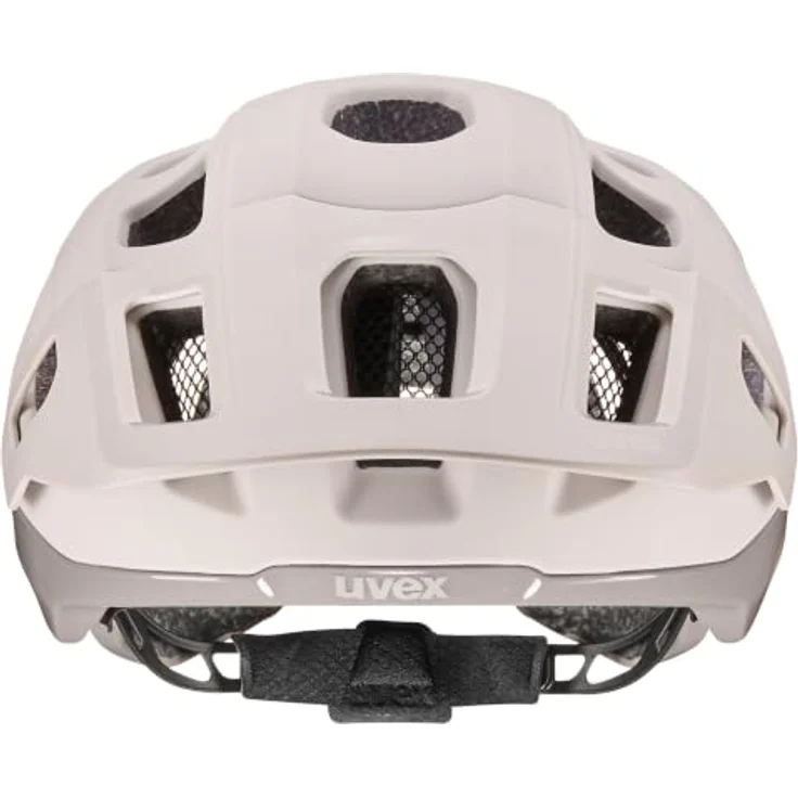 Uvex React MTB-Fahrradhelm, Größe 52-56 cm, Warm Grey Matt, 2-step 3D IAS, Double-Inmould-Technologie – Bild 2