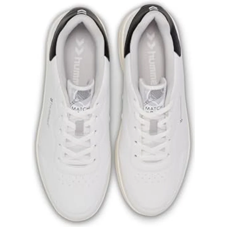 Hummel Match Point MP, Unisex Sneaker mit Aerotech-EVA-Außensohle, weiß/schwarz, Größe 40 EU – Bild 3