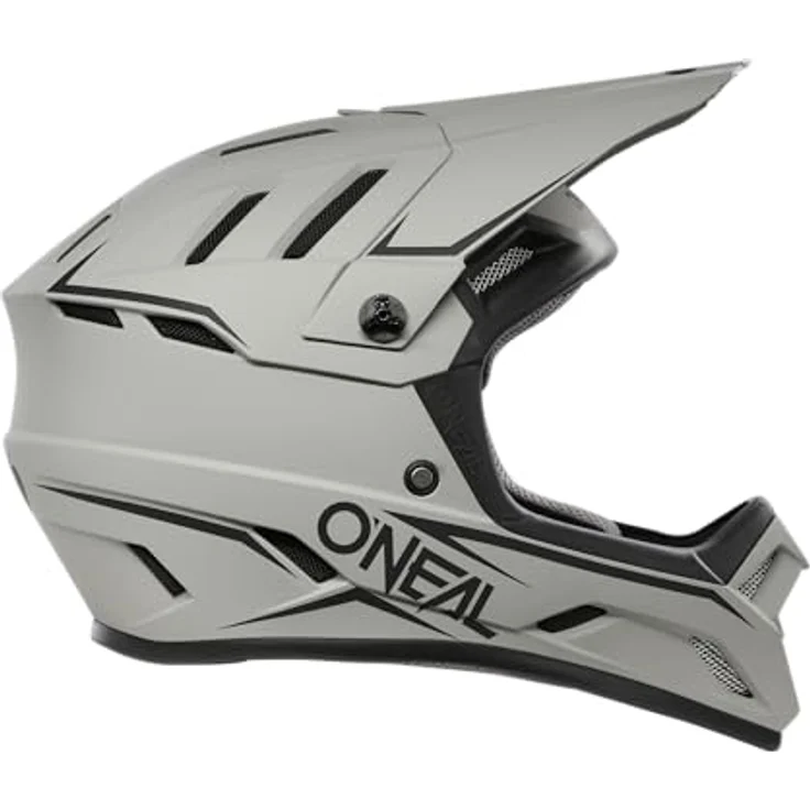 O'NEAL BACKFLIP Helmet, Downhill Fahrradhelm in Solid Gray, M (57/58 cm), mit hervorragendem Belüftungssystem und Fidlock Magnetverschluss – Bild 5