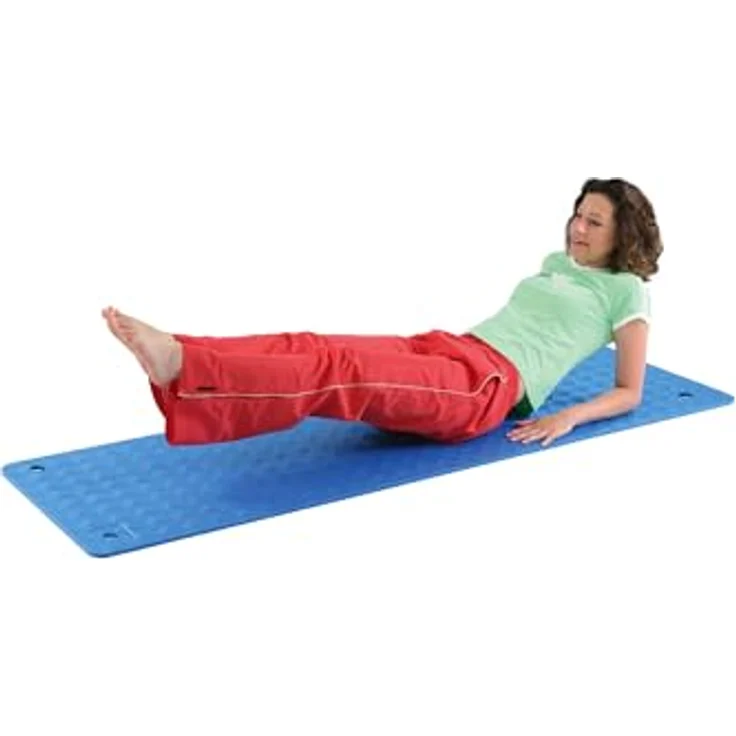 Sport-Thieme Medica Classic, Yogamatte (14 mm) mit Anti-Rutsch-Prägung, blau, für Therapie und Reha – Bild 2