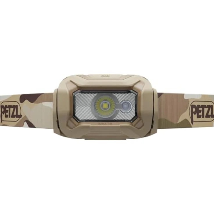 PETZL ARIA 1R RGB Stirnlampe, Camouflage, 450lm, wasserdicht und schlagfest, wiederaufladbarer Lithium-Ionen-Akku – Bild 2