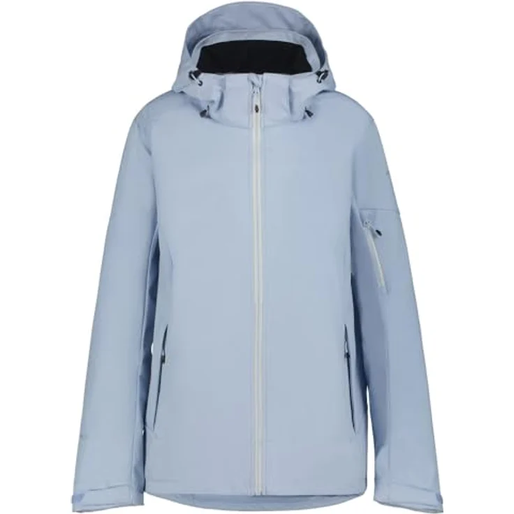 Icepeak Bathgate Women 54911, Softshelljacke mit wind- und wasserabweisender A.W.S Active-Technologie, blau, Größe 38 – Bild 2