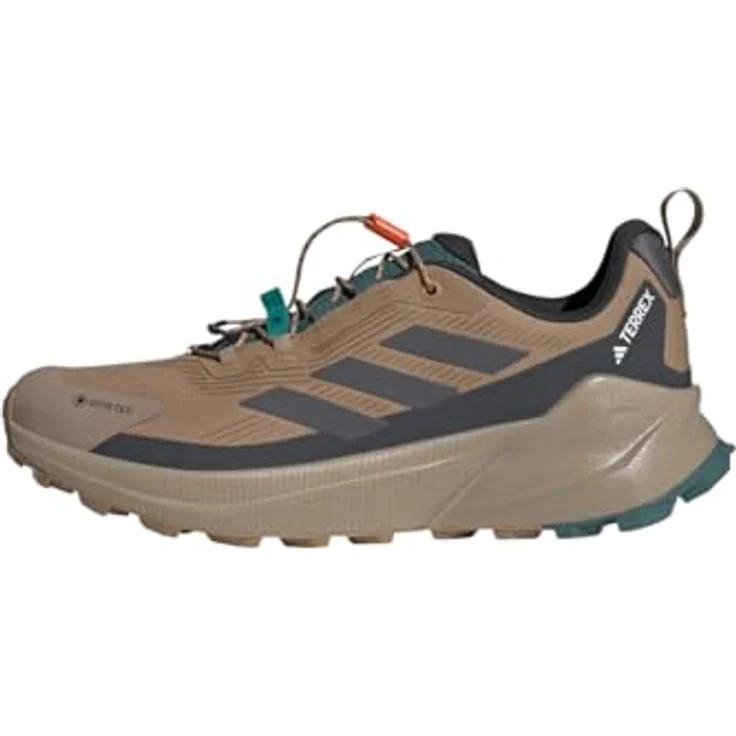 adidas Terrex Trailmaker 2 Gore-Tex, wasserdichte Wanderschuhe mit Speed Lacing System, Cardboard Grey/Five Carbon - EU 40 2/3 – Bild 1