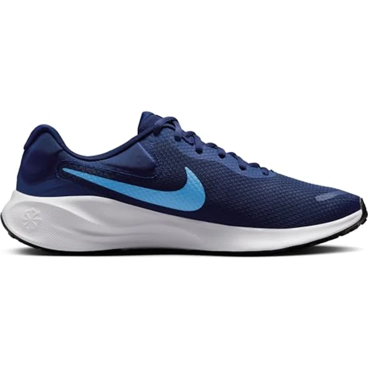 Nike Sportschuhe Revolution 7 Fb2207 406, Neutrale Laufschuhe mit dämpfender Mittelsohle, Größe 40, Blau – Bild 10