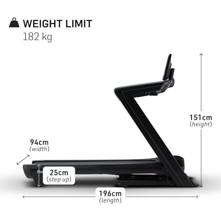 NordicTrack Commercial 1750 Laufband, Laufband mit iFIT, faltbar und schwenkbarer 16" Touchscreen, RunFlex-Dämpfung – Bild 5