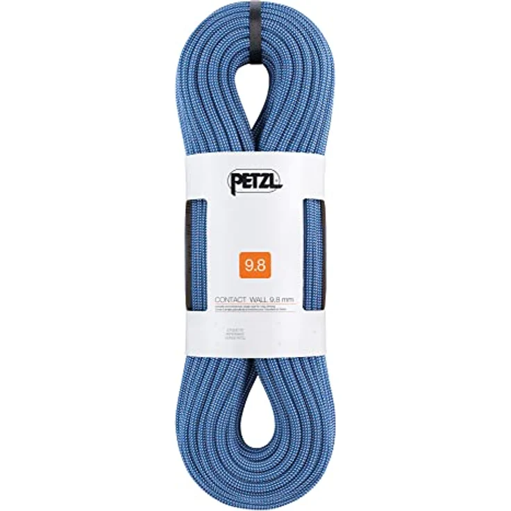 PETZL Contact Wall 9,8mm Einfachseil für Hallenklettern, Polyamid, grün, 40m Länge – Bild 2